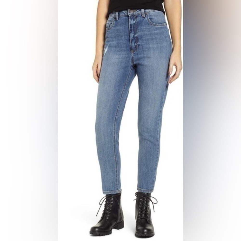 STS Blue Sophia stepmom jeans size 28 high rise